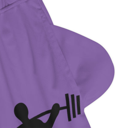 Basketball Rib Shorts: Weightlifting Lite Purple