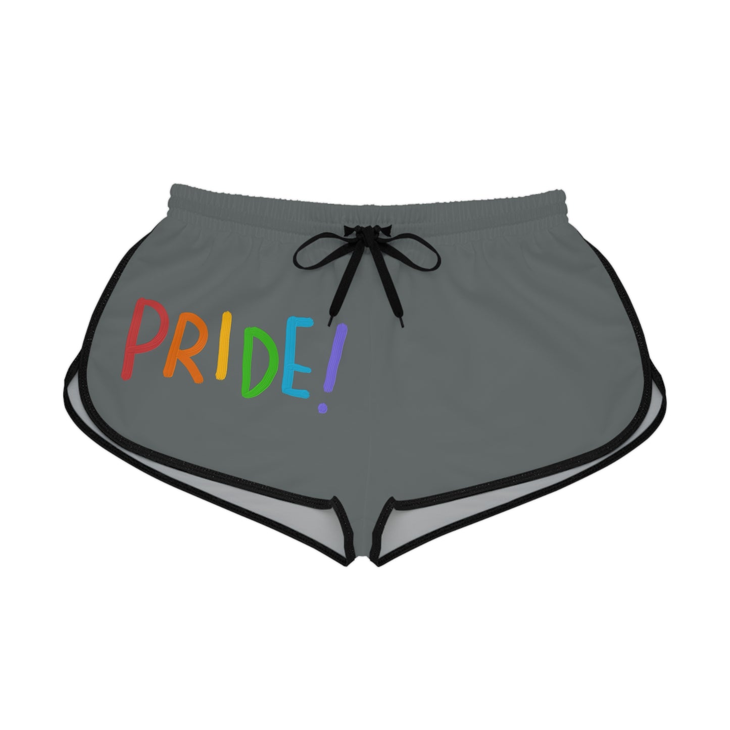 Women's Relaxed Shorts: LGBTQ Pride Dark Grey