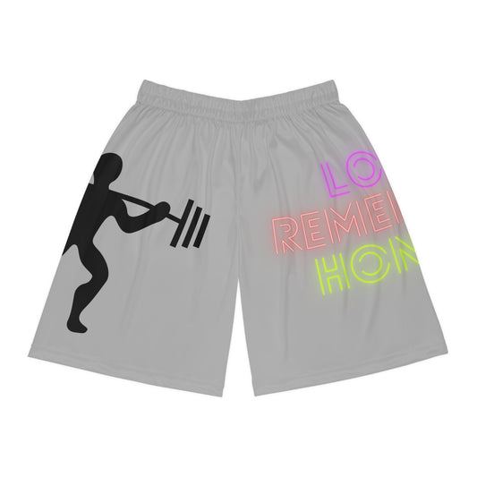 Basketball Shorts: Weightlifting Lite Grey