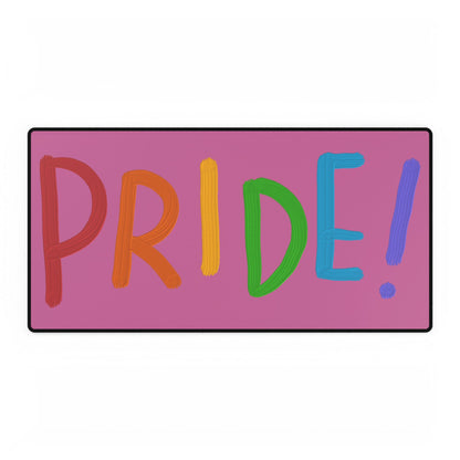 Desk Mats: LGBTQ Pride Lite Pink