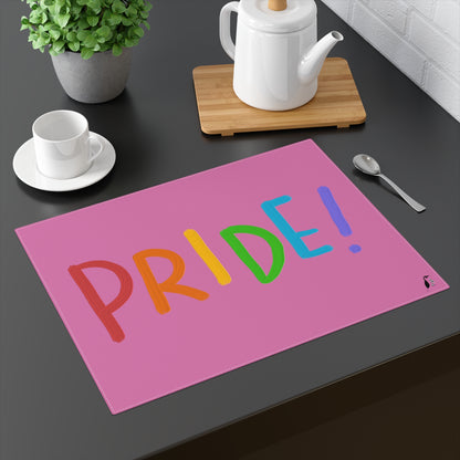 Placemat, 1pc: LGBTQ Pride Lite Pink