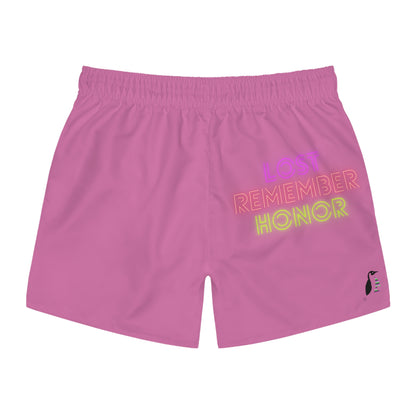 Swim Trunks: Music Lite Pink