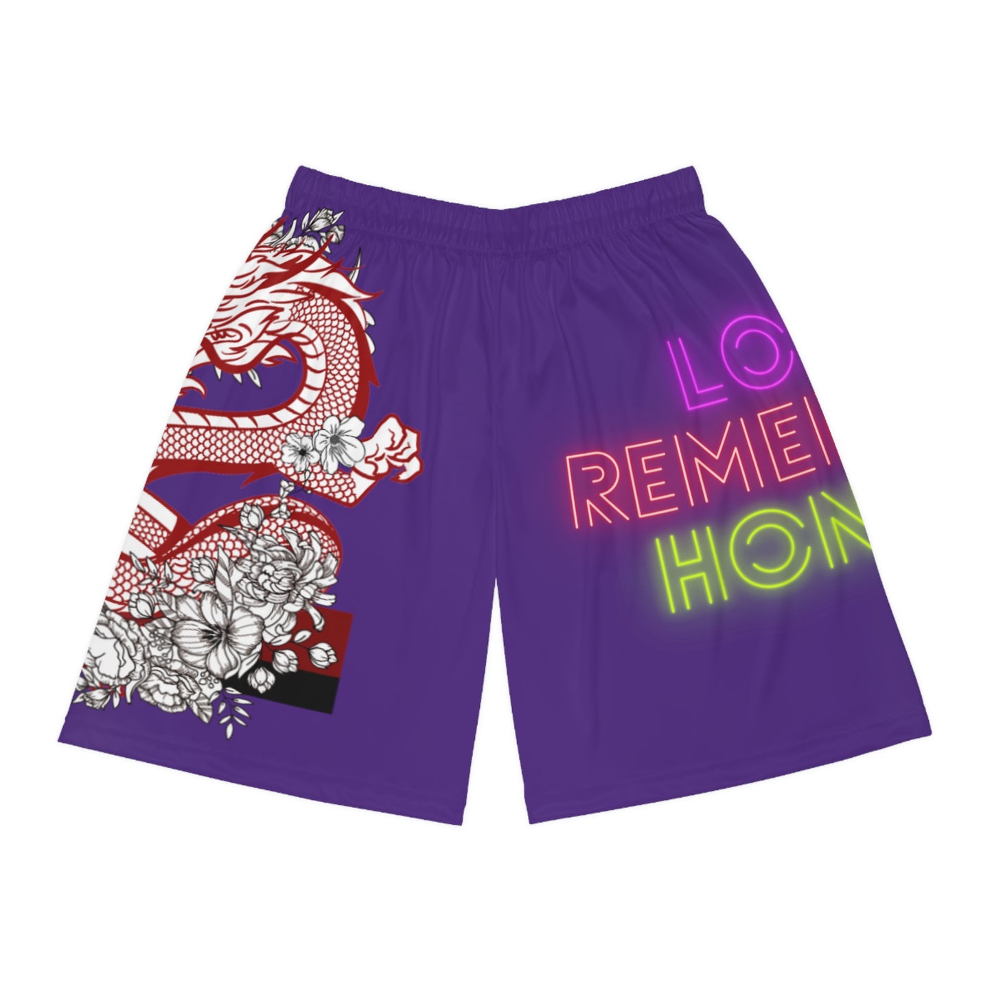 Basketball Shorts: Dragons Purple