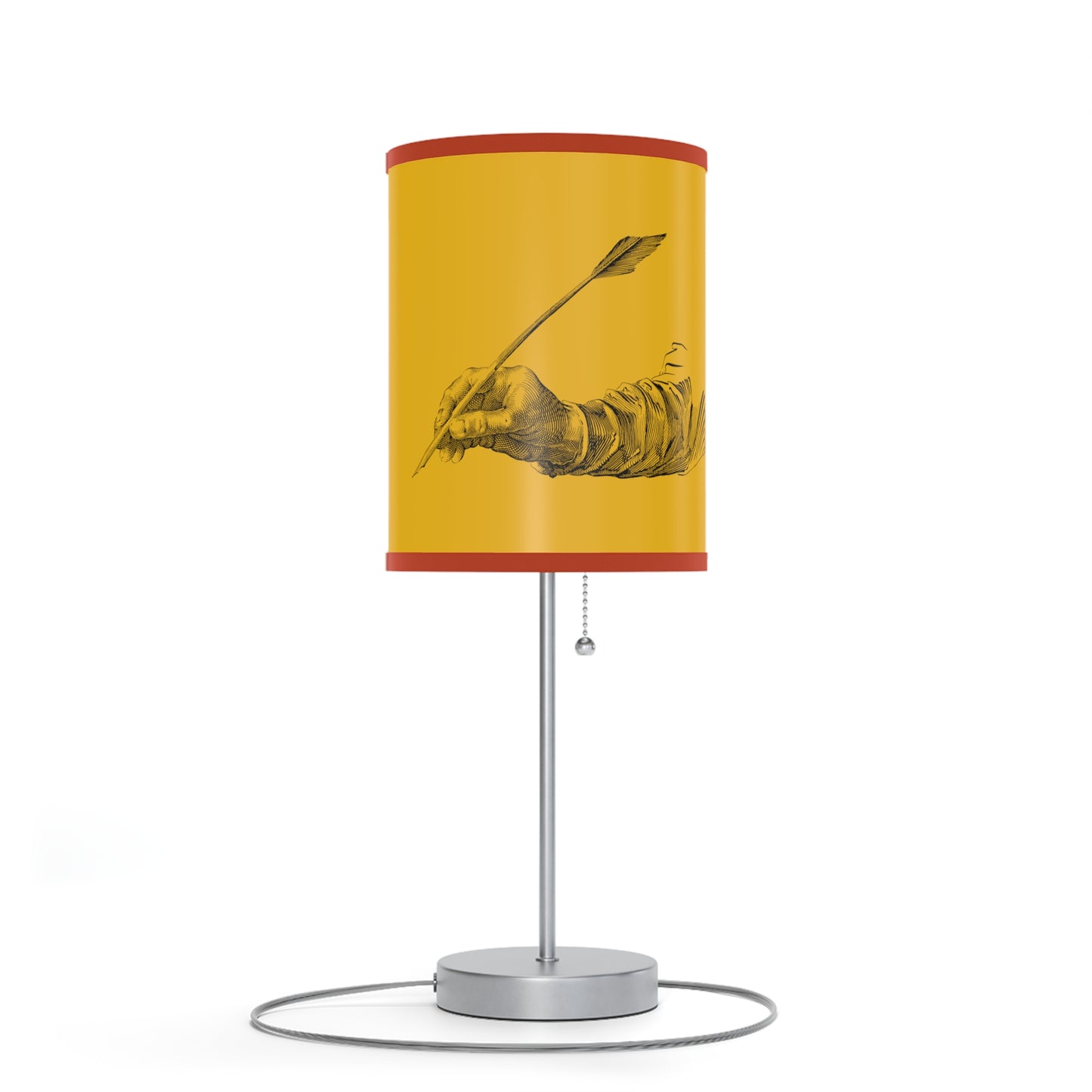 Lamp on a Stand, US|CA plug: Writing Yellow