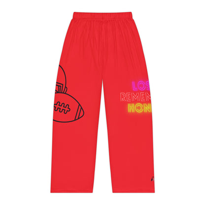 Women's Pajama Pants: Football Red