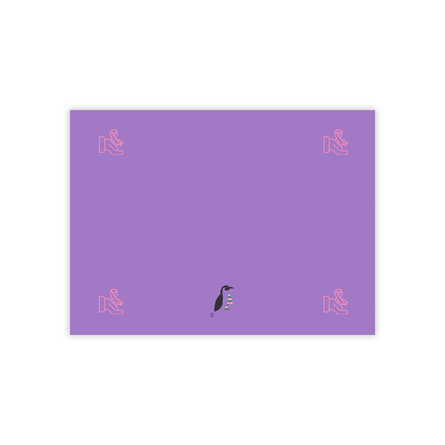 Post-it® Note Pads: Fight Cancer Lite Purple