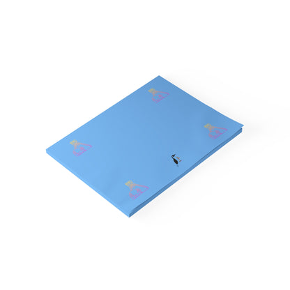 Post-it® Note Pads: Bowling Lite Blue