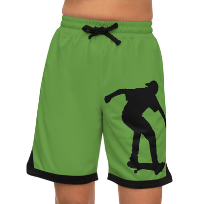 Basketball Rib Shorts: Skateboarding Green