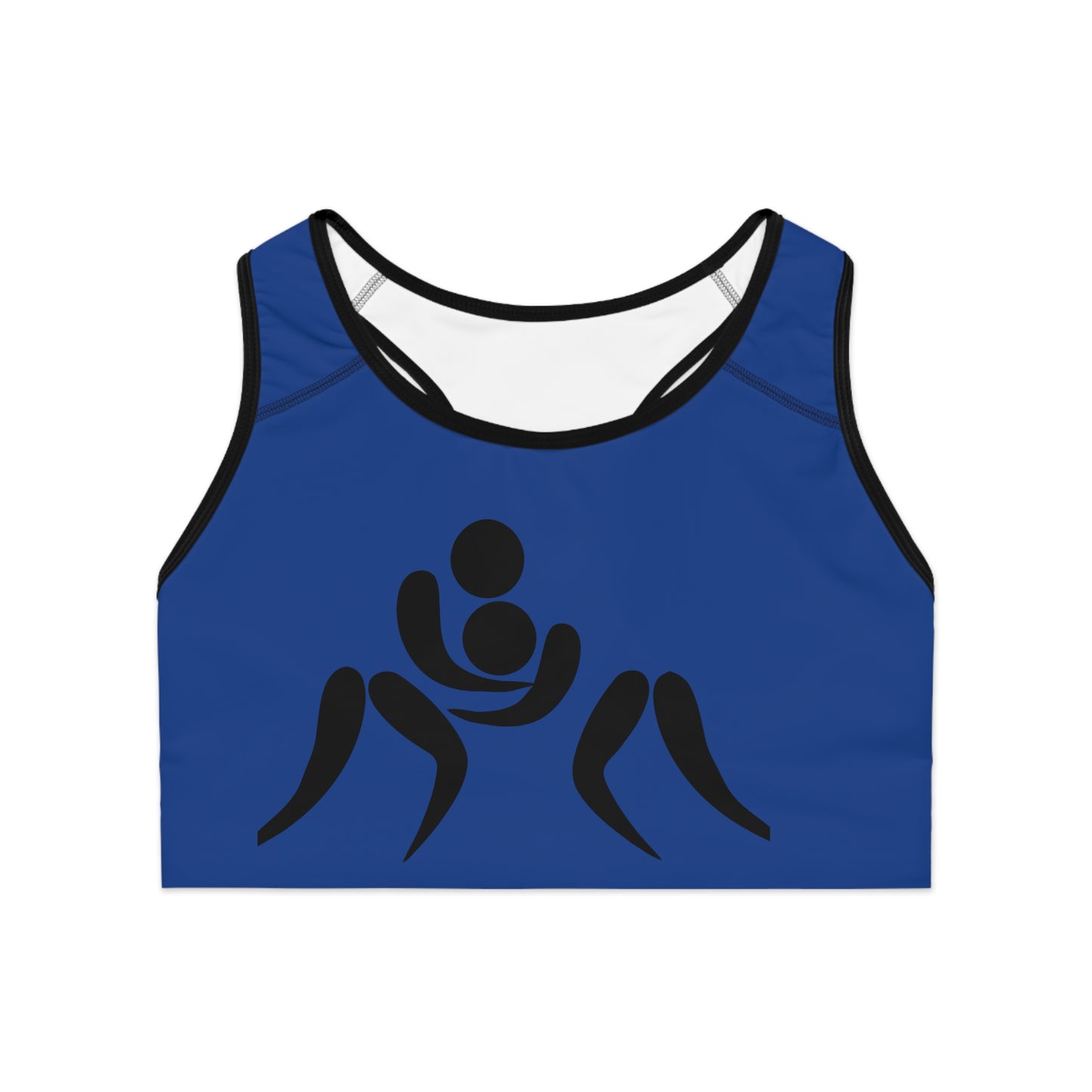 Sports Bra: Wrestling Dark Blue