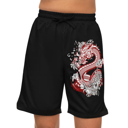 Basketball Rib Shorts: Dragons Black