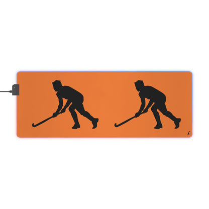 LED Gaming Mouse Pad: Hockey Crusta