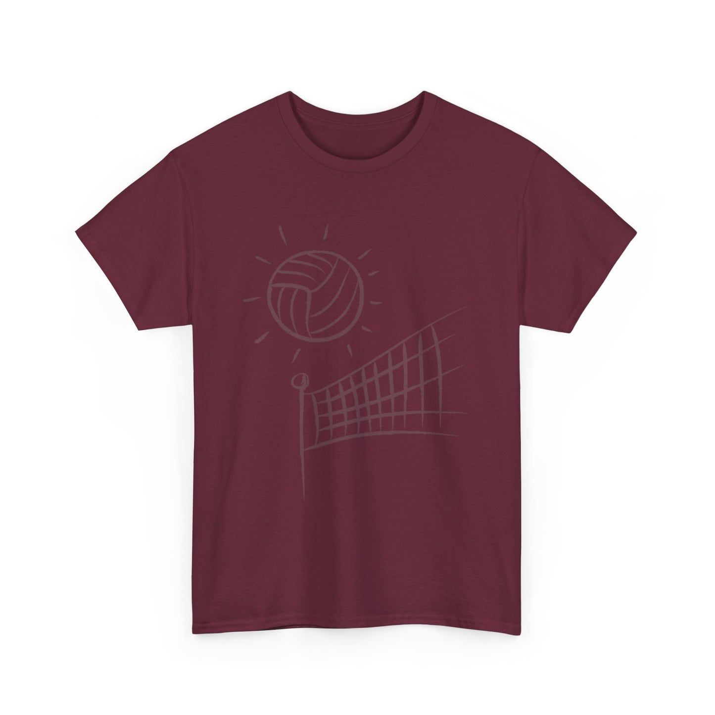 Heavy Cotton Tee: Volleyball #1