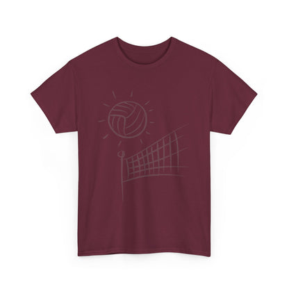 Heavy Cotton Tee: Volleyball #1