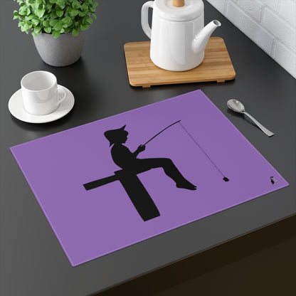 Placemat, 1pc: Fishing Lite Purple