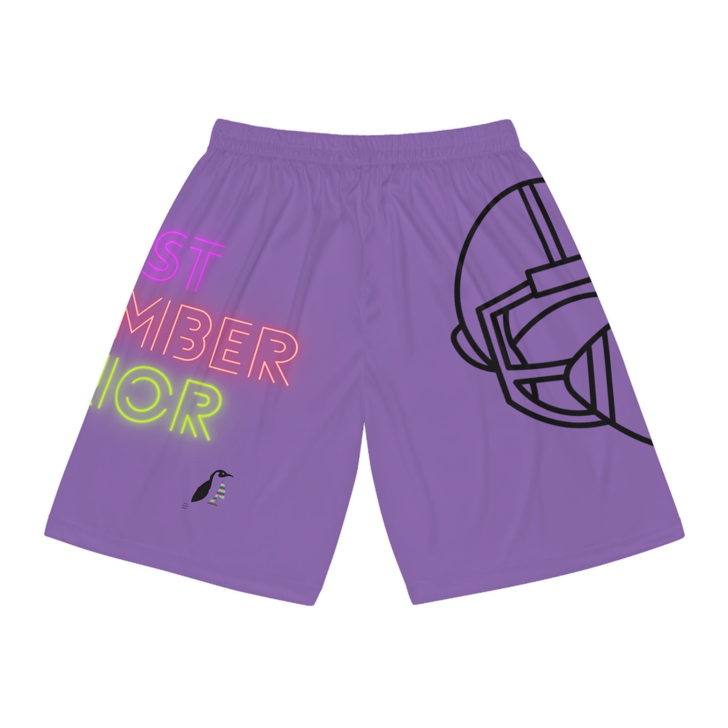 Basketball Shorts: Football Lite Purple