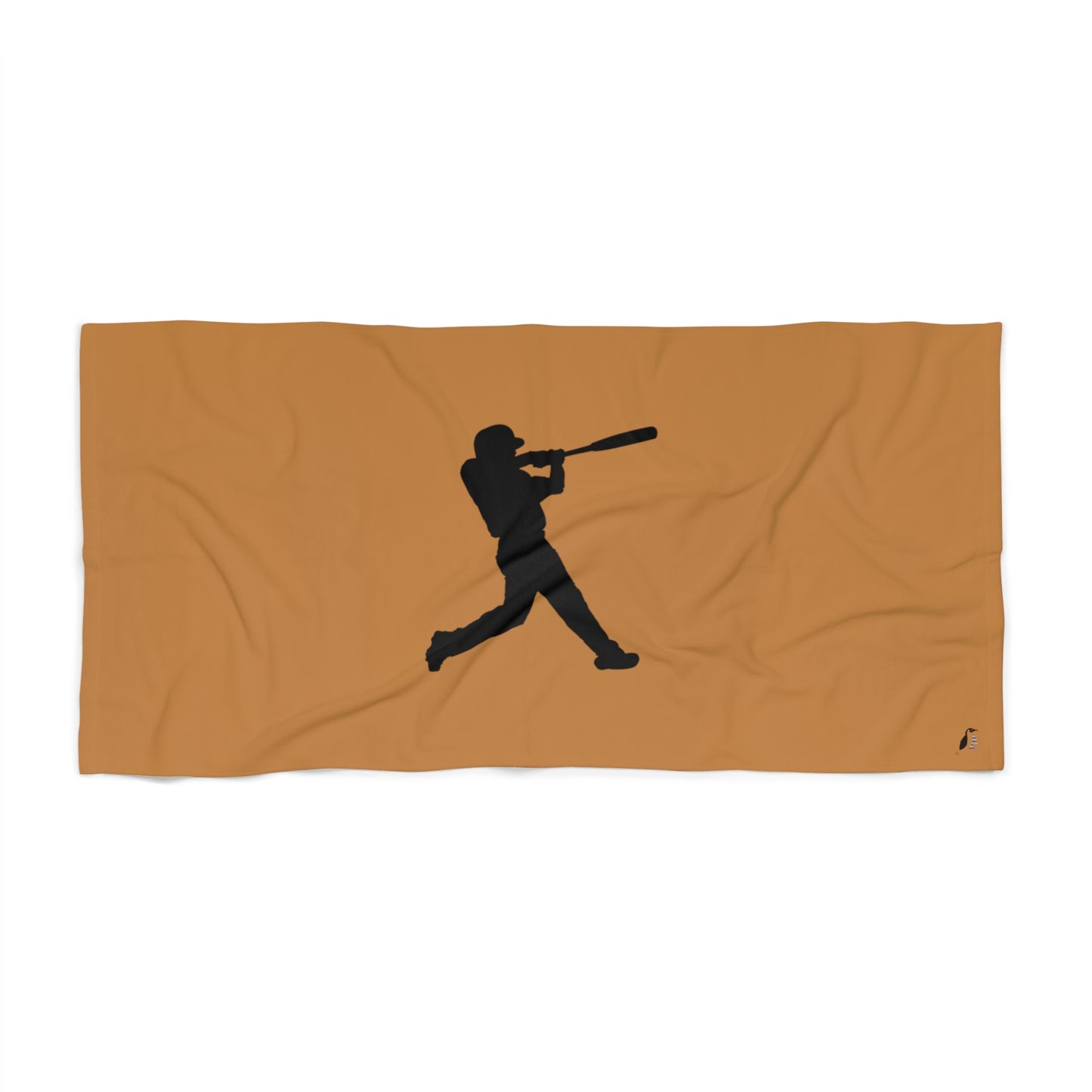Beach Towel: Baseball Lite Brown