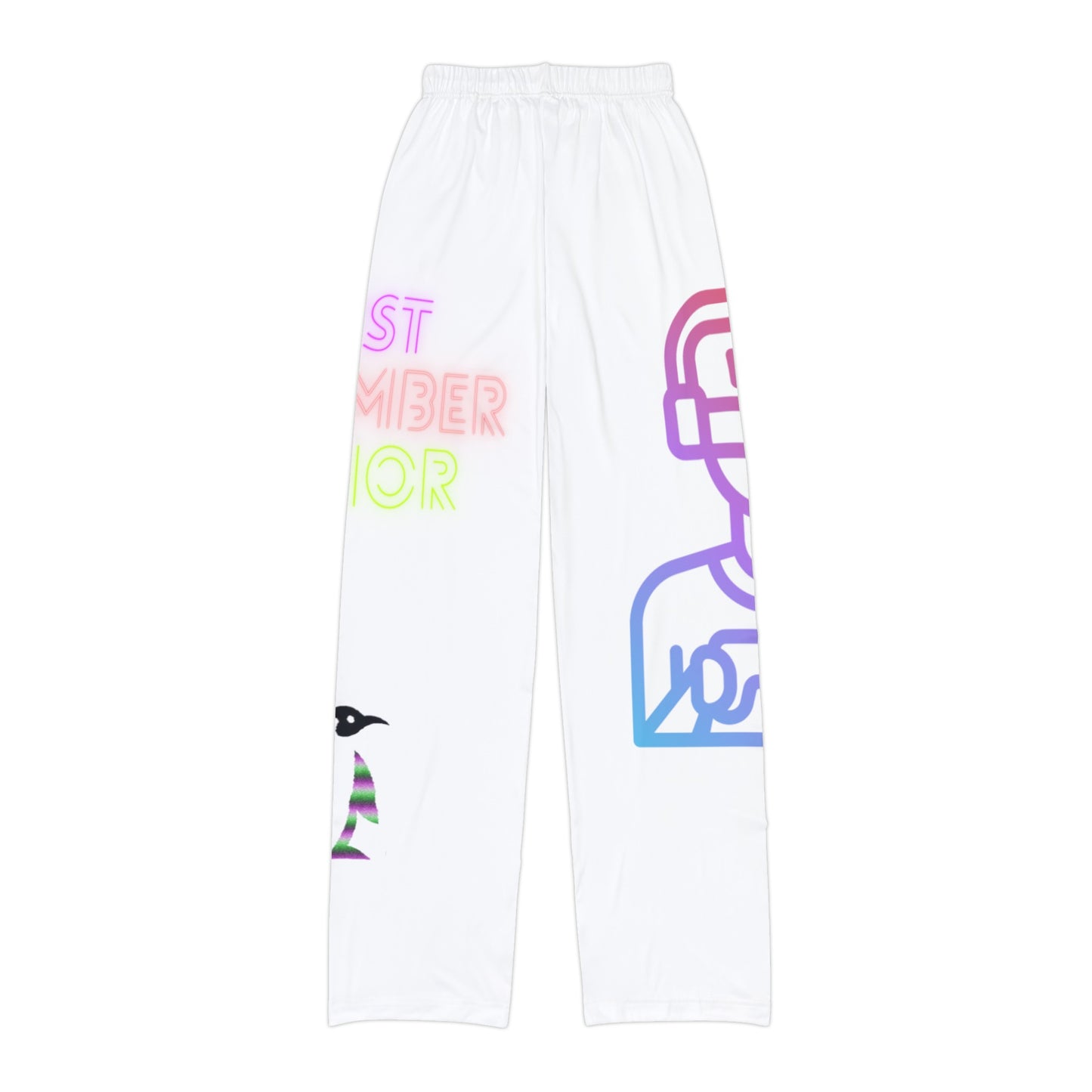 Pajama na pantalon ng mga bata: Gaming White 