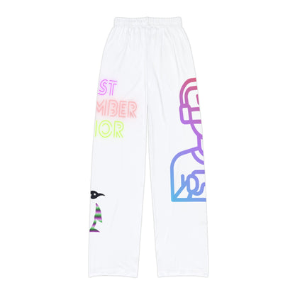 Pajama na pantalon ng mga bata: Gaming White 