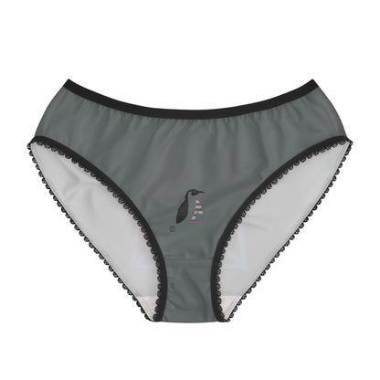 Women's Briefs: Gaming Dark Grey