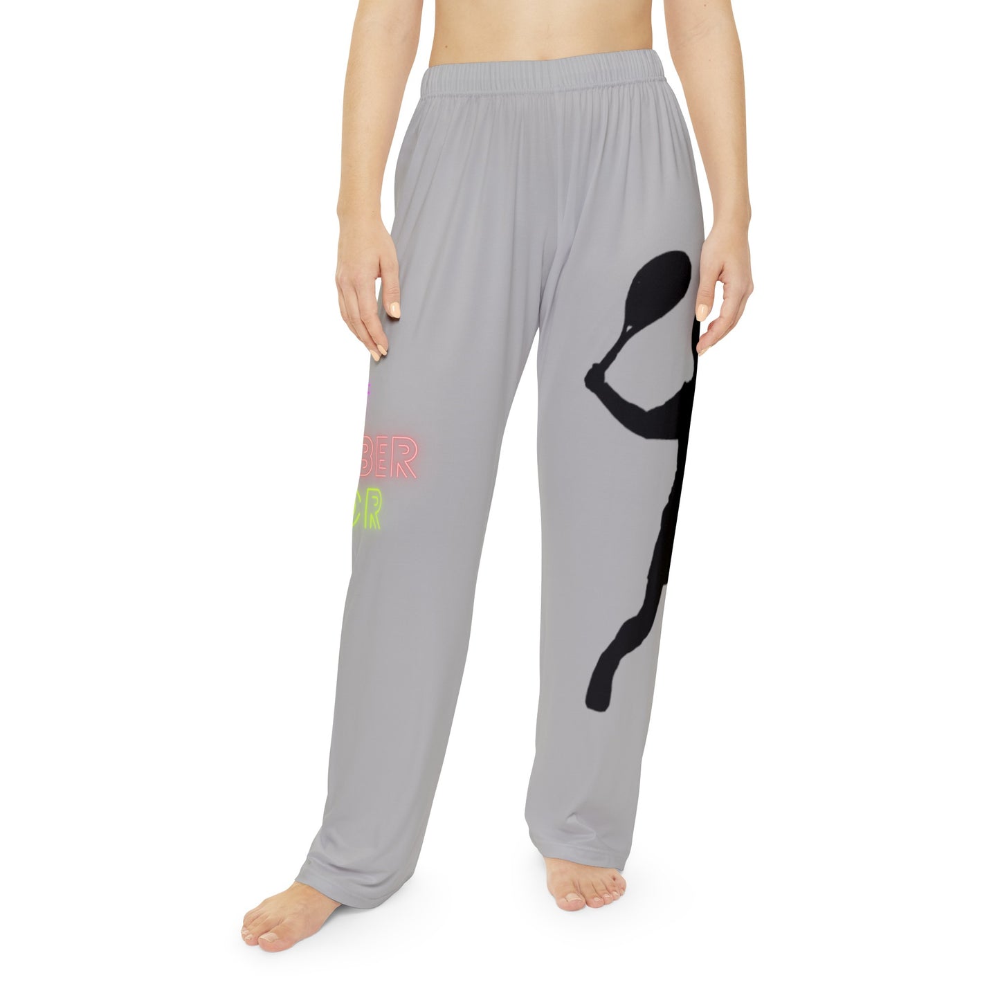 Women's Pajama Pants: Tennis Lite Grey