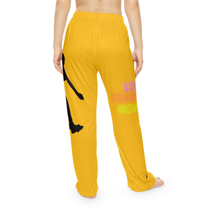 Women's Pajama Pants: Skateboarding Yellow