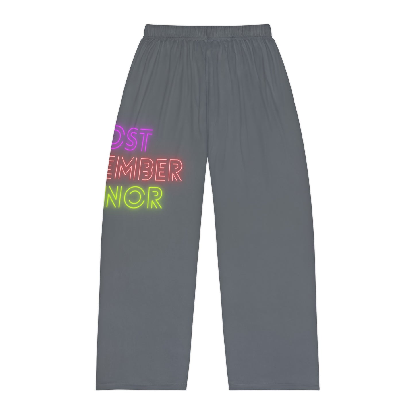 Men's Pajama Pants: Lost Remember Honor Dark Grey