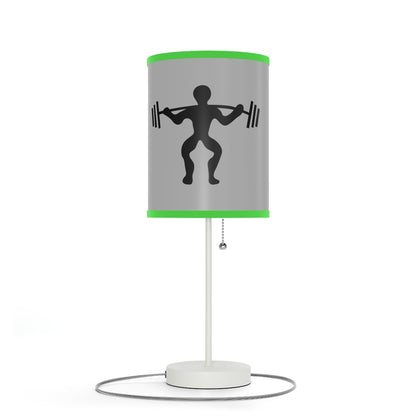 Lamp on a Stand, US|CA plug: Weightlifting Lite Grey