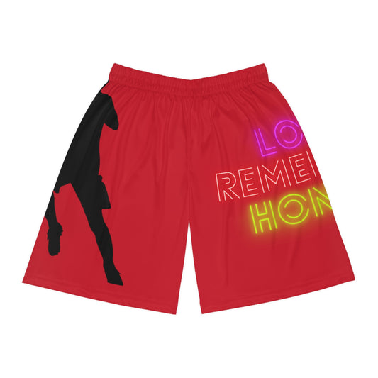 Basketball Shorts: Soccer Dark Red