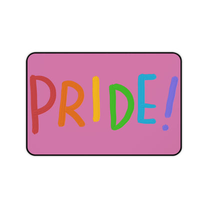 Desk Mat: LGBTQ Pride Lite Pink