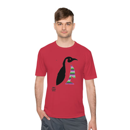 Moisture Wicking Tee: Crazy Penguin World Logo #3