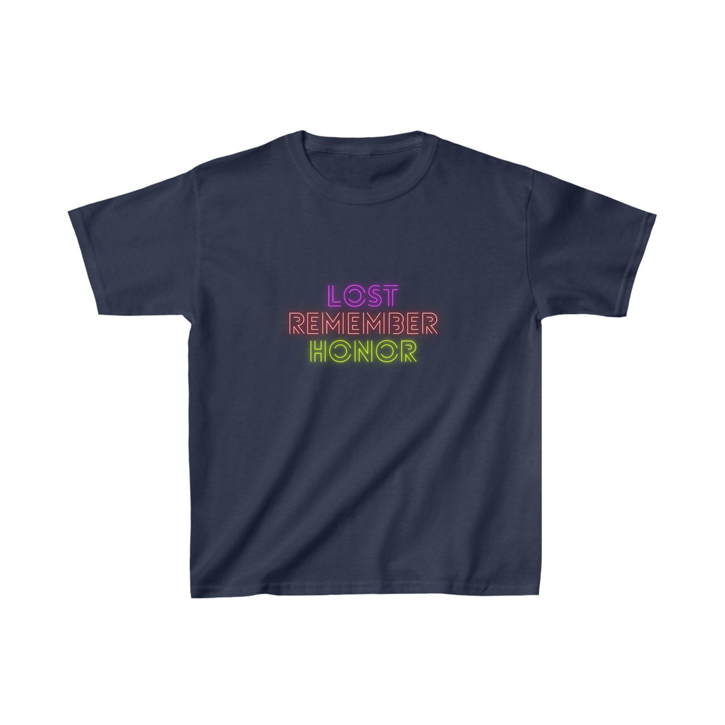 Kids Heavy Cotton™ Tee: Lost Remember Honor 