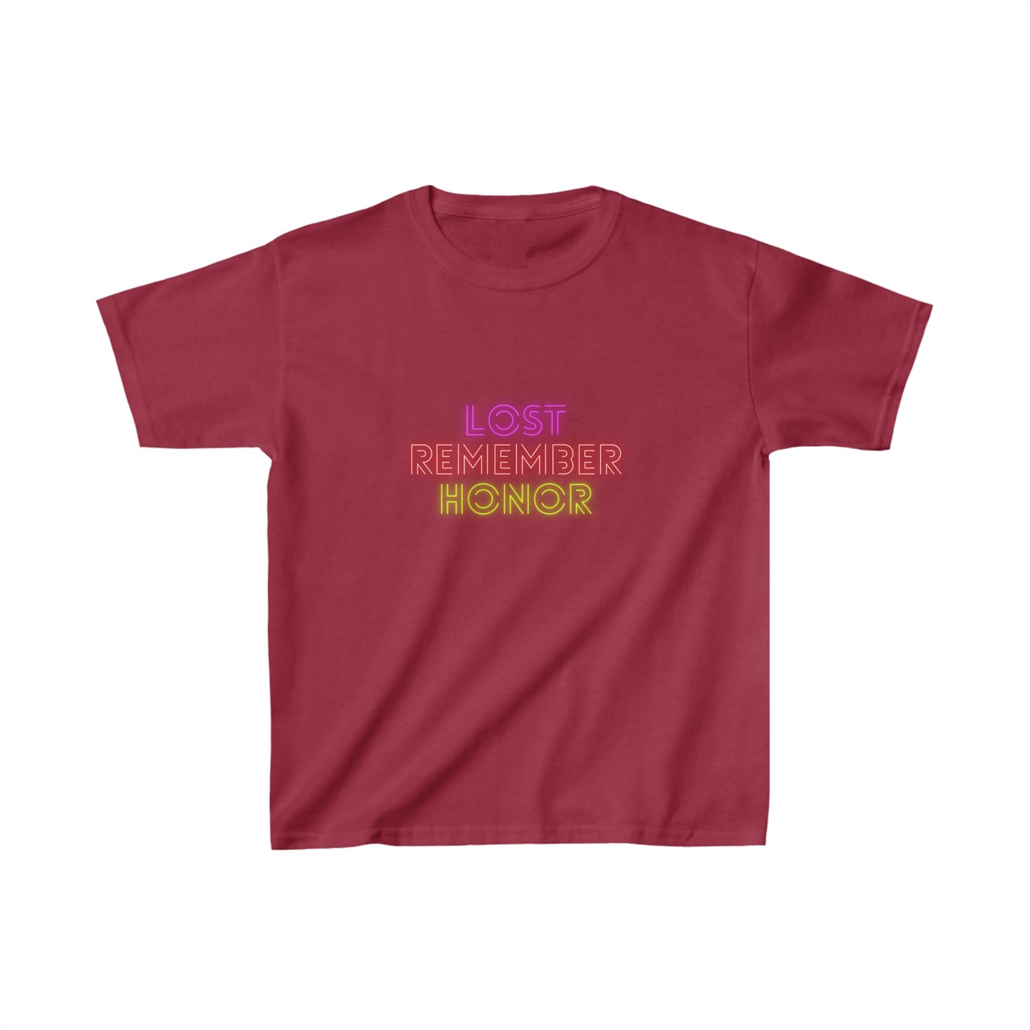 Kids Heavy Cotton™ Tee: Lost Remember Honor