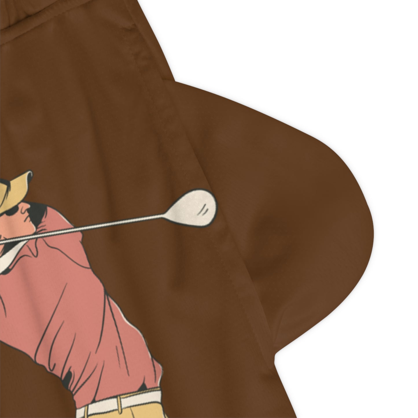 Basketball Rib Shorts: Golf Brown