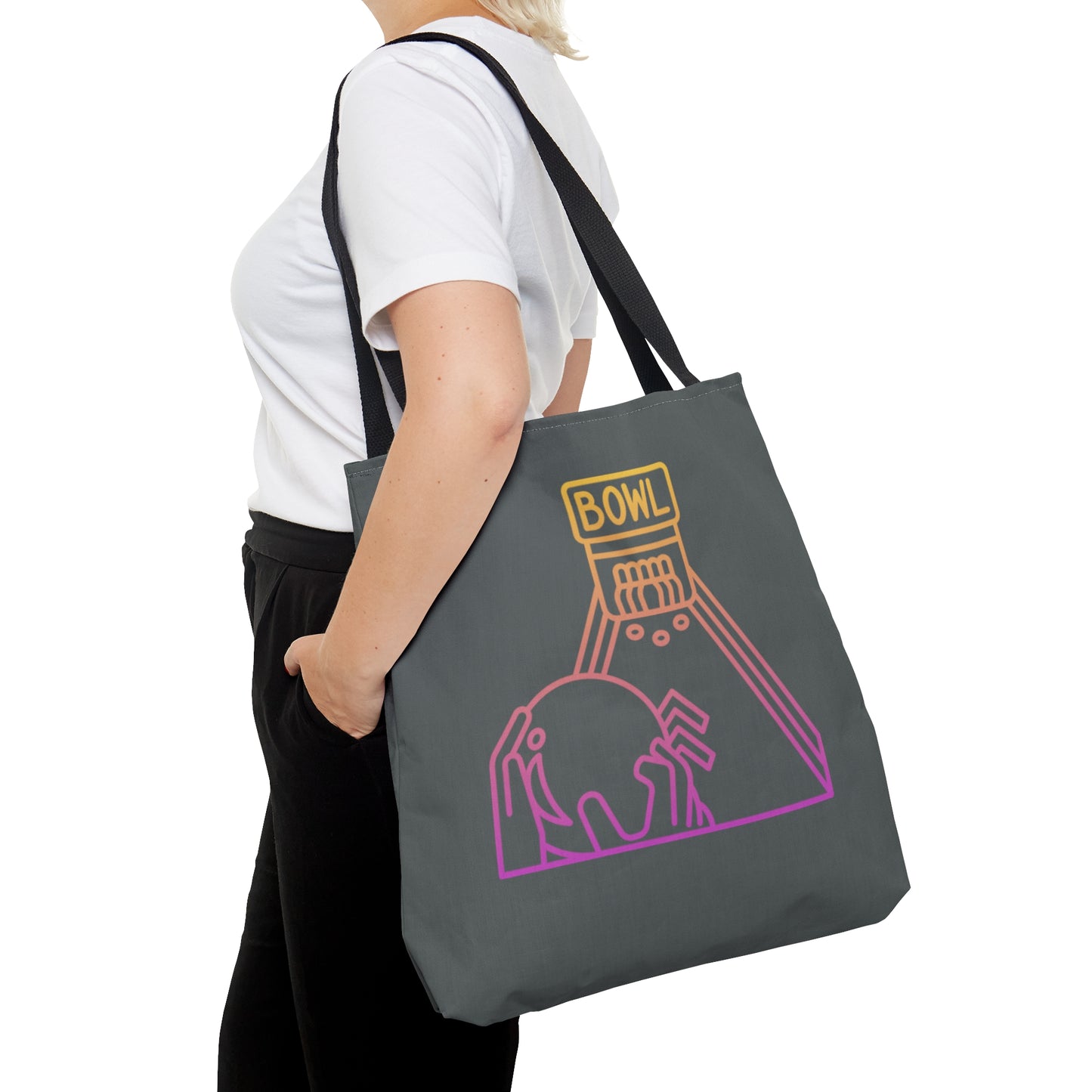 Tote Bag: Bowling Dark Grey