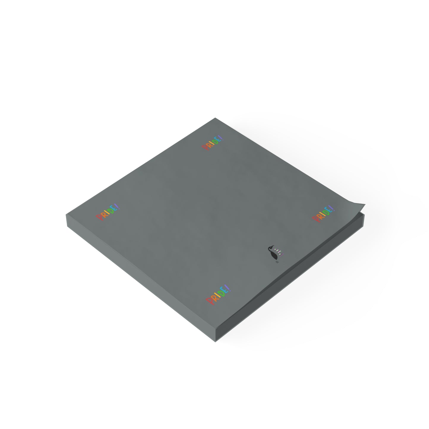 Post-it® Note Pads: LGBTQ Pride Dark Grey