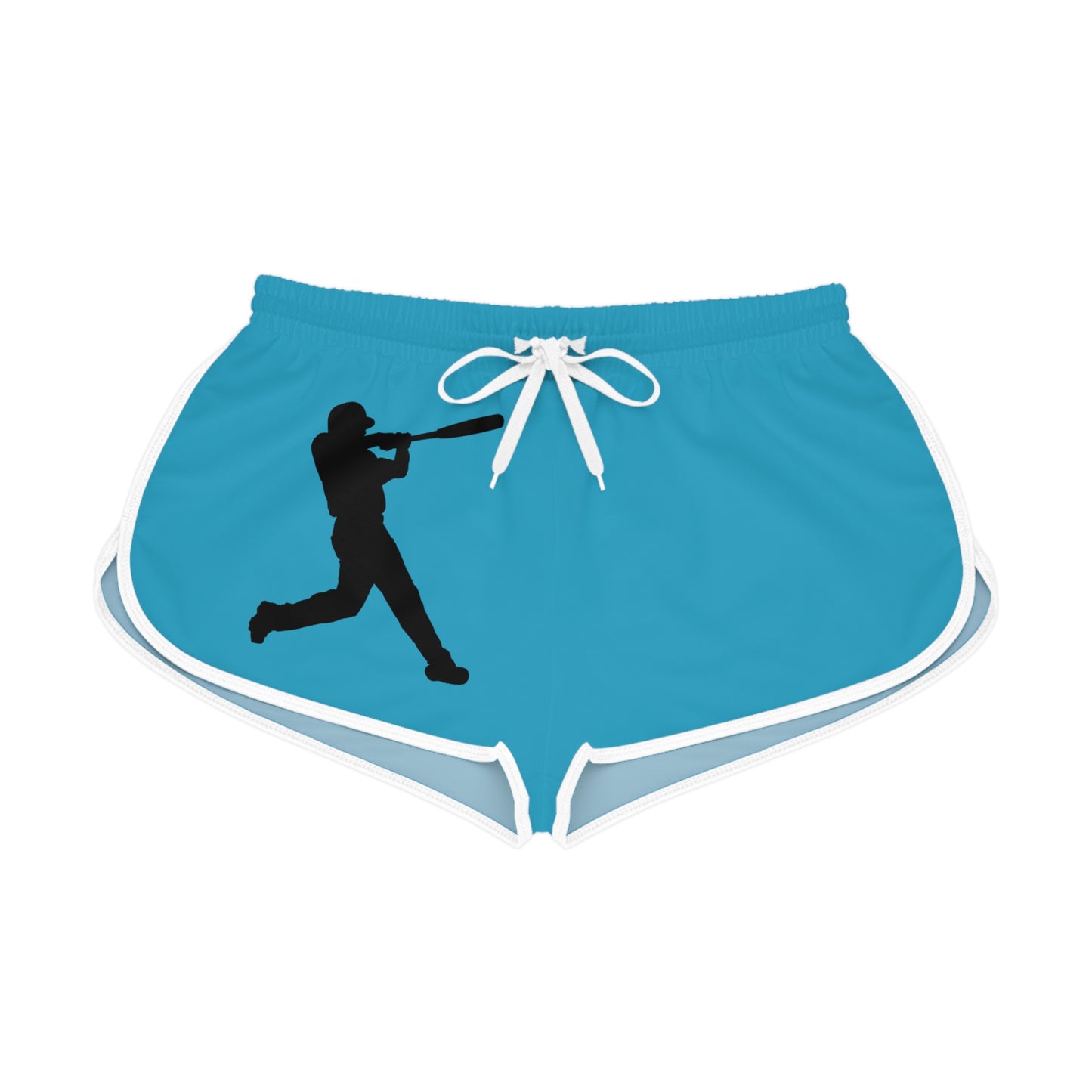 Women's Relaxed Shorts: Baseball Turquoise