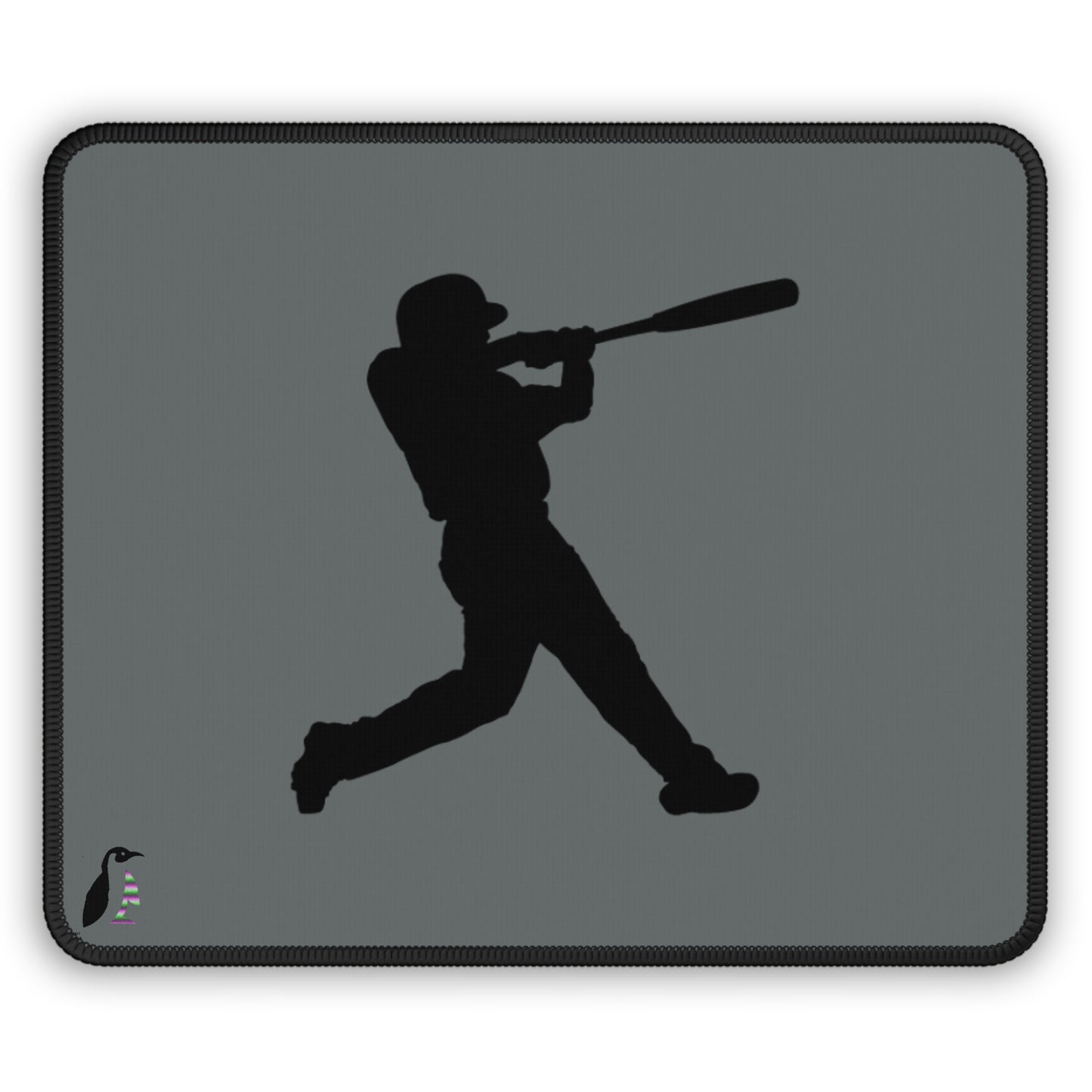 Gaming Mouse Pad: Baseball Dark Grey