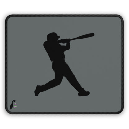 Gaming Mouse Pad: Baseball Dark Grey