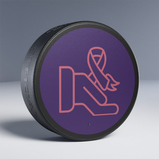 Hockey Puck: Fight Cancer Purple