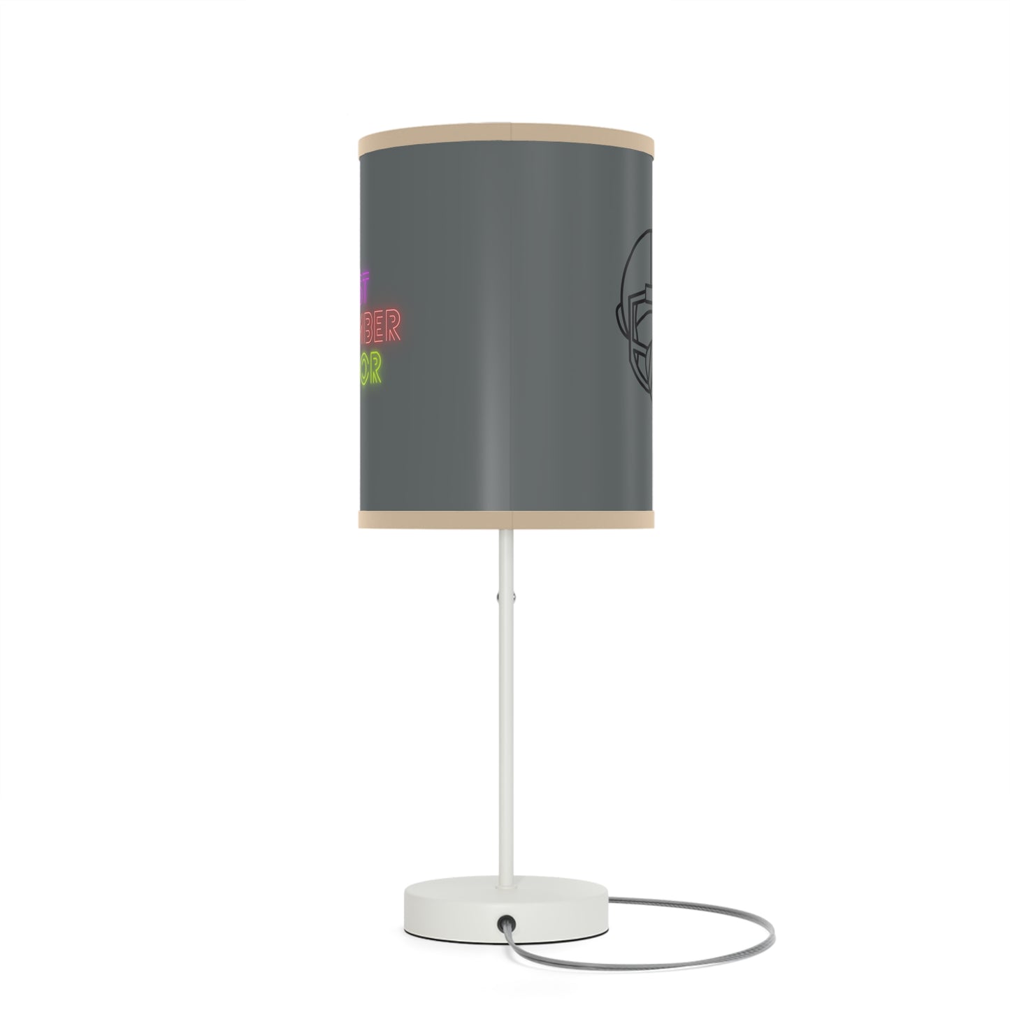 Lamp on a Stand, US|CA plug: Football Dark Grey