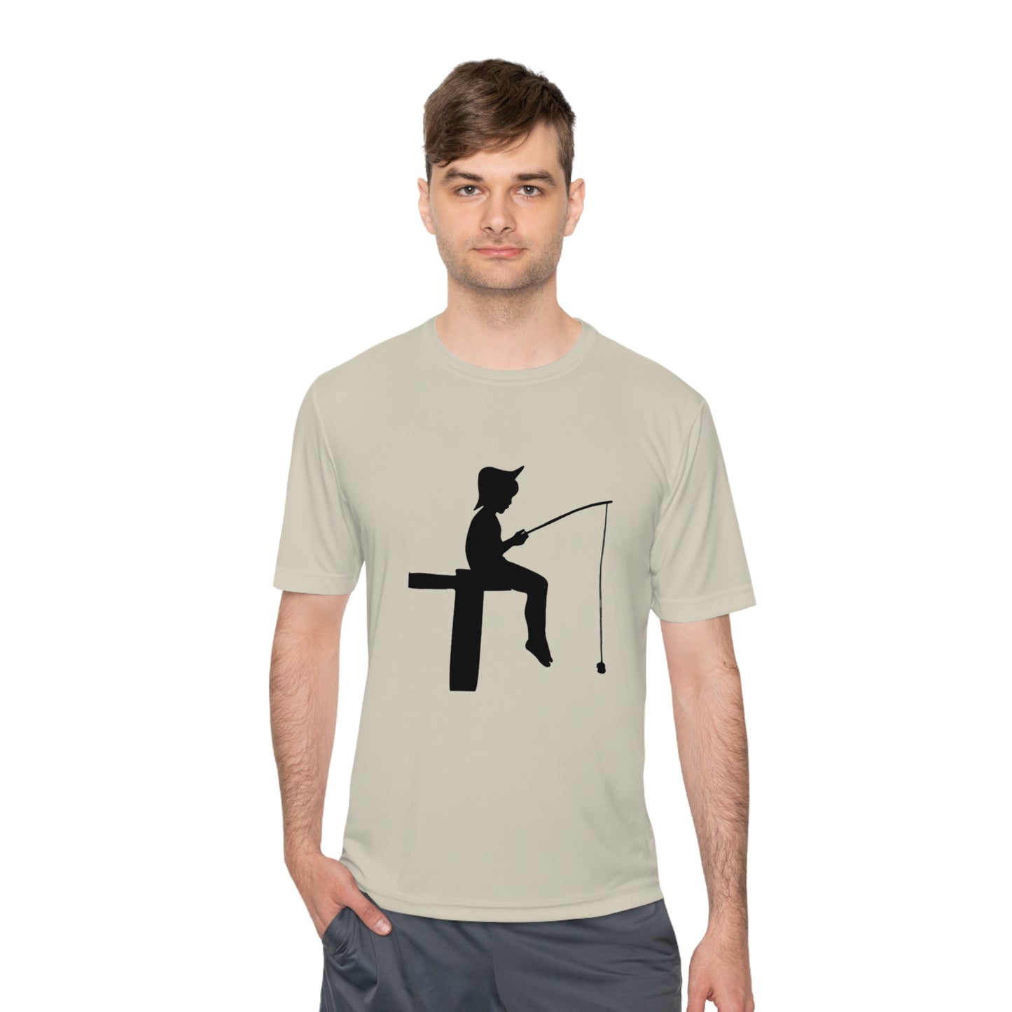 Moisture Wicking Tee: Fishing #1