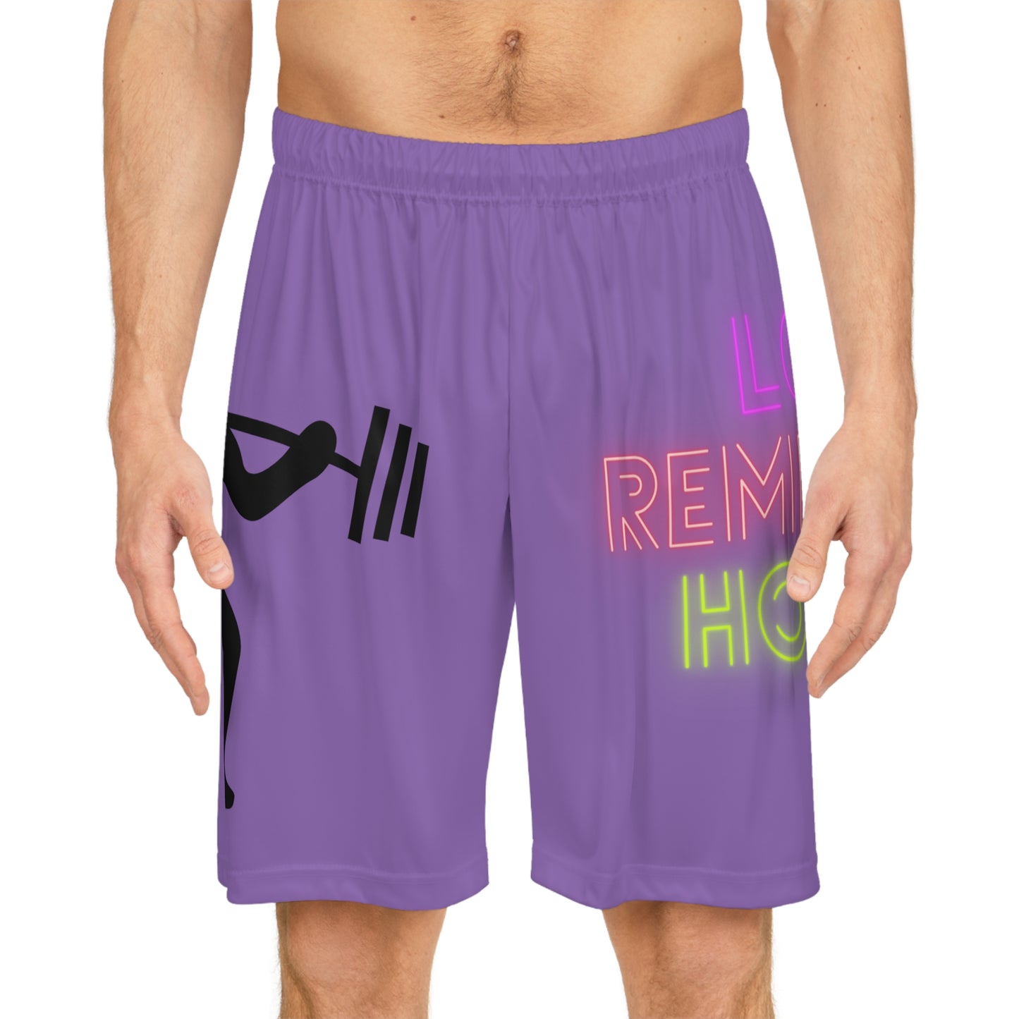 Basketball Shorts: Weightlifting Lite Purple