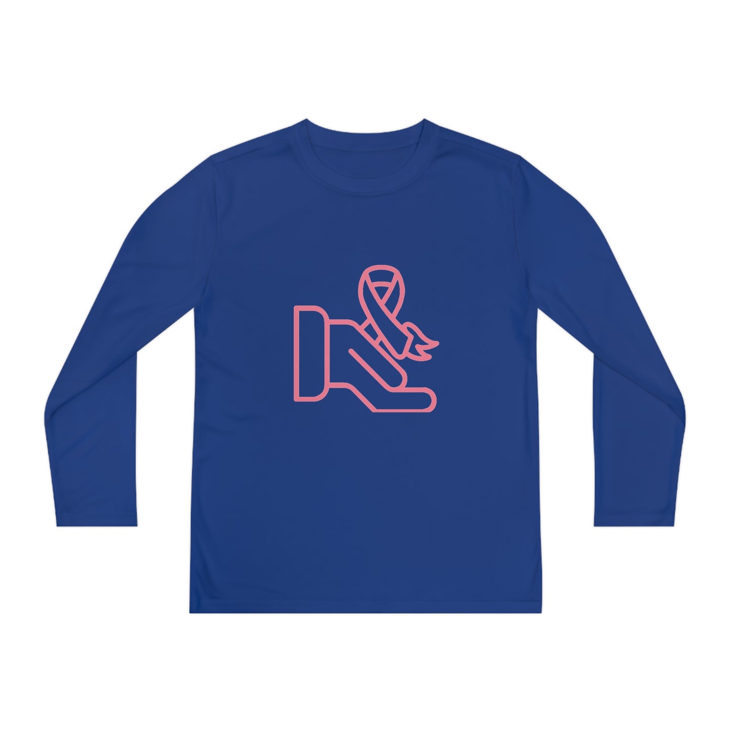 Youth Long Sleeve Competitor Tee: Fight Cancer