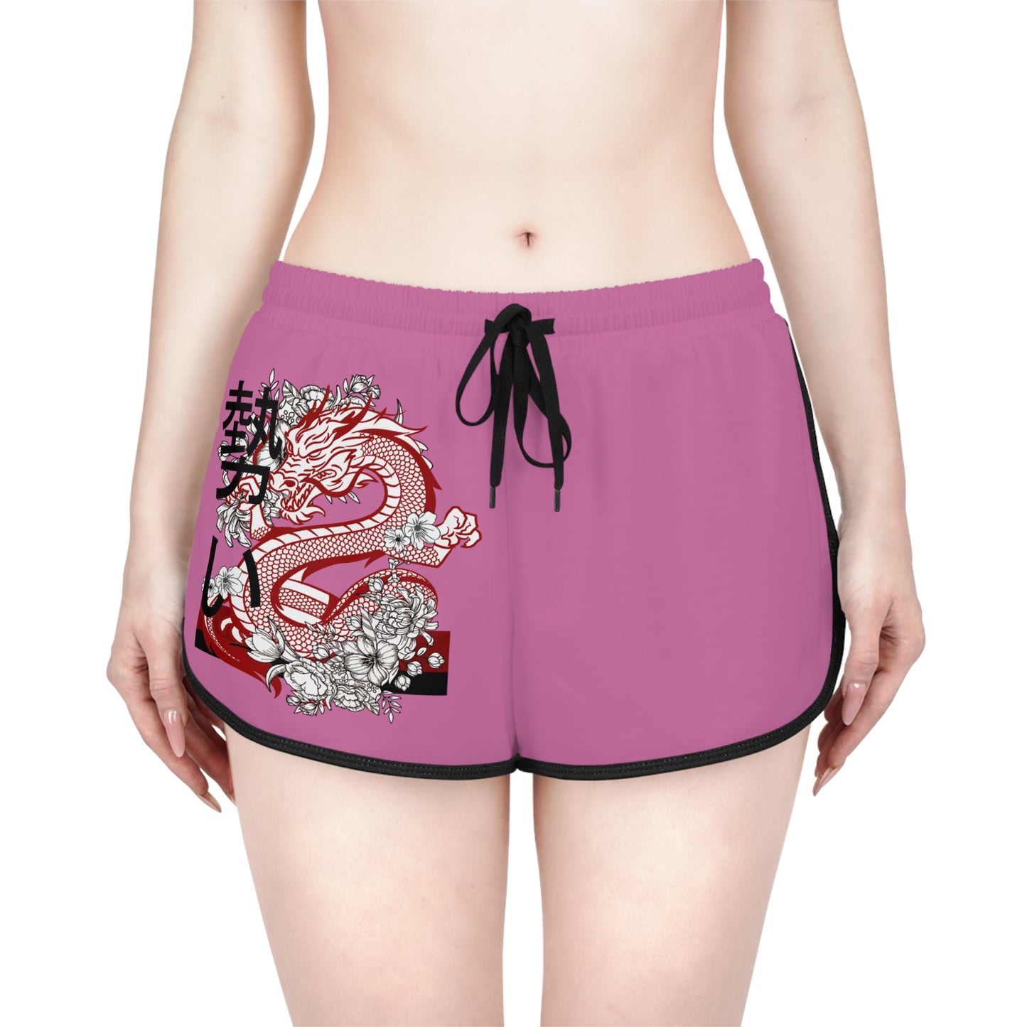 Women's Relaxed Shorts: Dragons Lite Pink