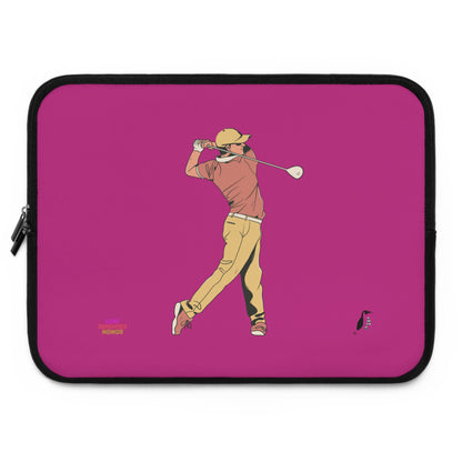 Laptop Sleeve: Golf Pink