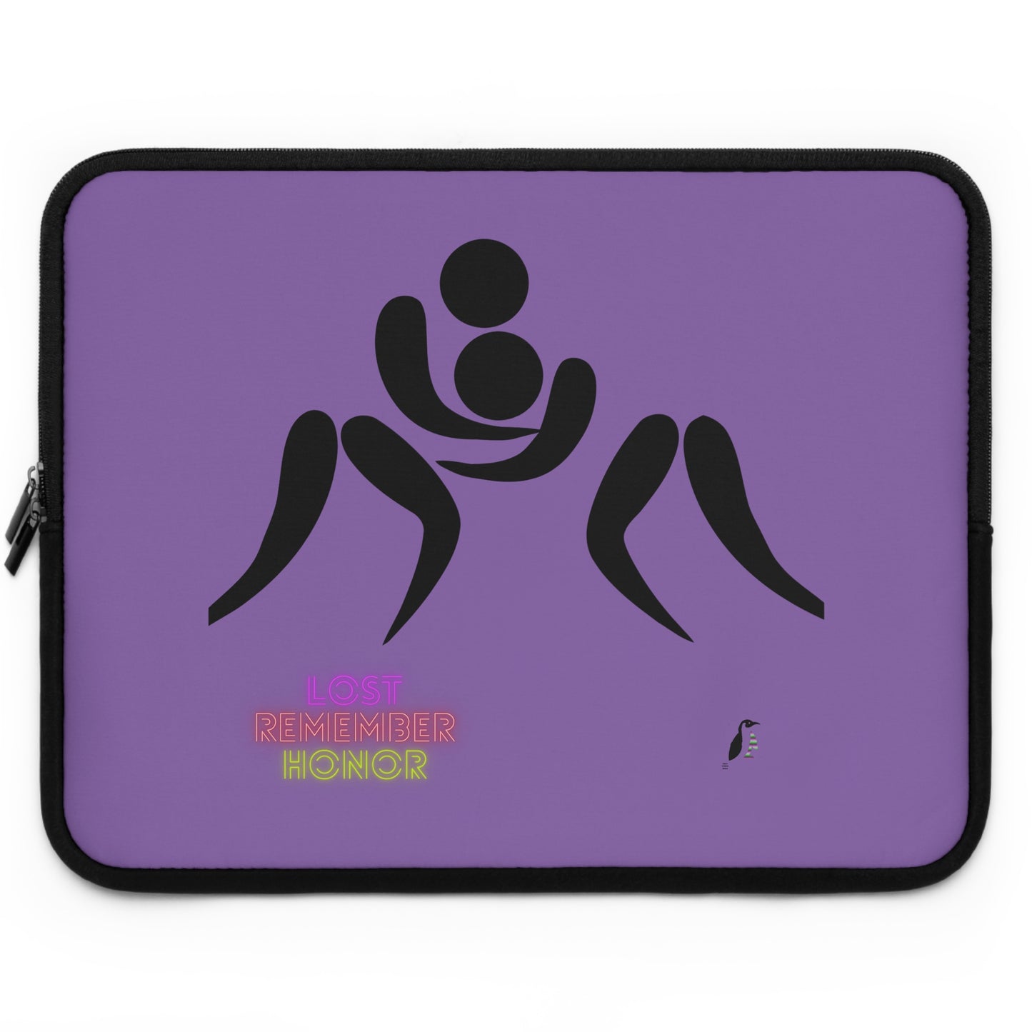 Laptop Sleeve: Wrestling Lite Purple