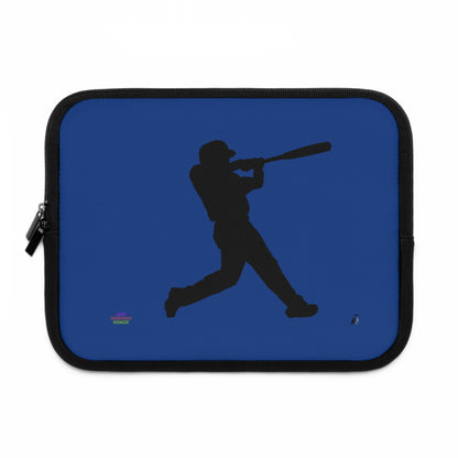 Laptop Sleeve: Baseball Dark Blue