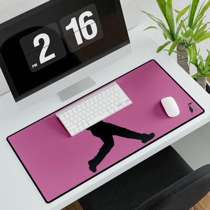 Desk Mats: Baseball Lite Pink