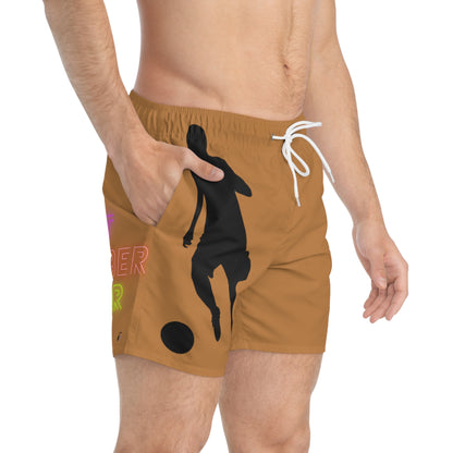 Swim Trunks: Soccer Lite Brown