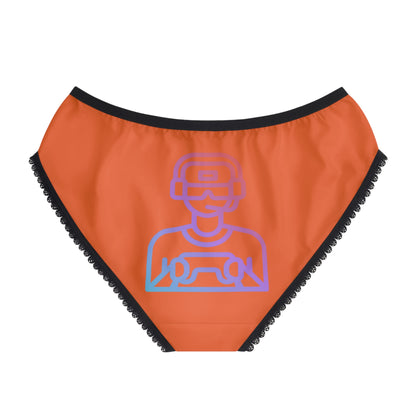 Women's Briefs: Gaming Orange